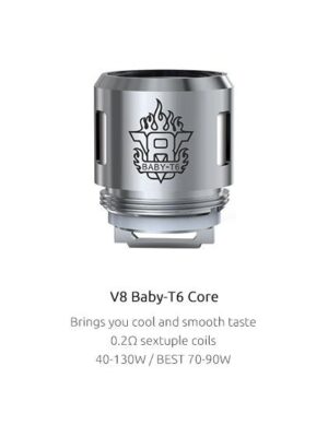 Smok TFV8 Baby Beast - T6  0.2ohm sextuple coil