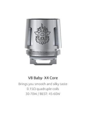 Smok TFV8 Baby Beast - X4  0.15ohm quad coil