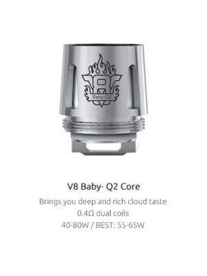 Smok TFV8 Baby Beast - Q2 core 0.4ohm dual coil