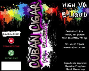 Cuban Cigar Eliquid