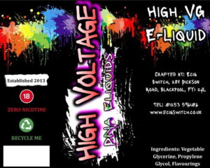High voltage eliquid