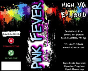 Pink Fever Eliquid - Shortfill