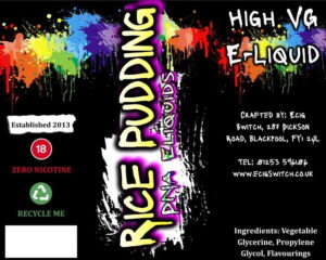 Rice Pudding eliquid