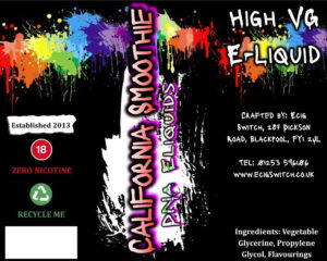 California smoothie eliquid