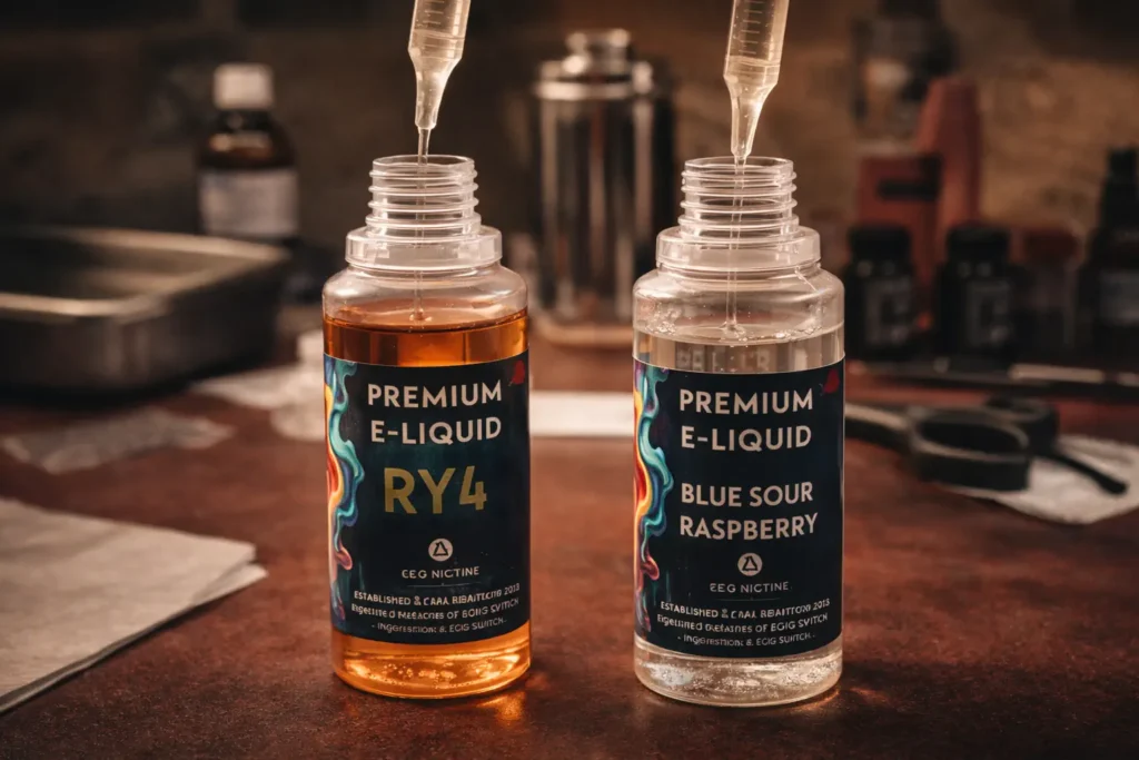 Meet DNA Eliquids: our own e-liquid, mixed in Blackpool