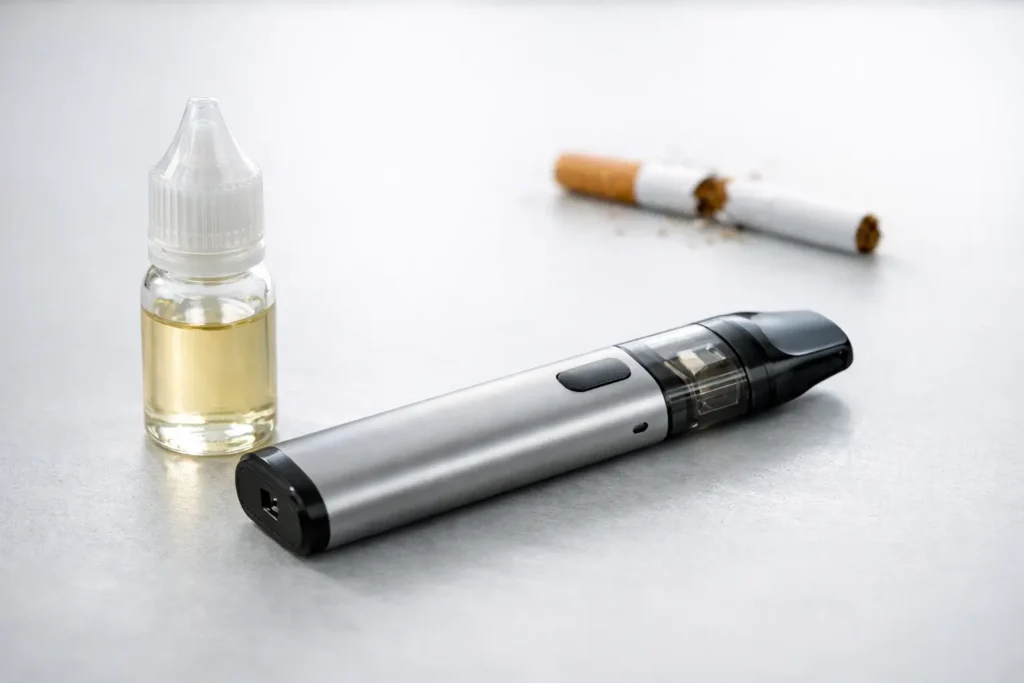 Switching from smoking to vaping: a realistic first week